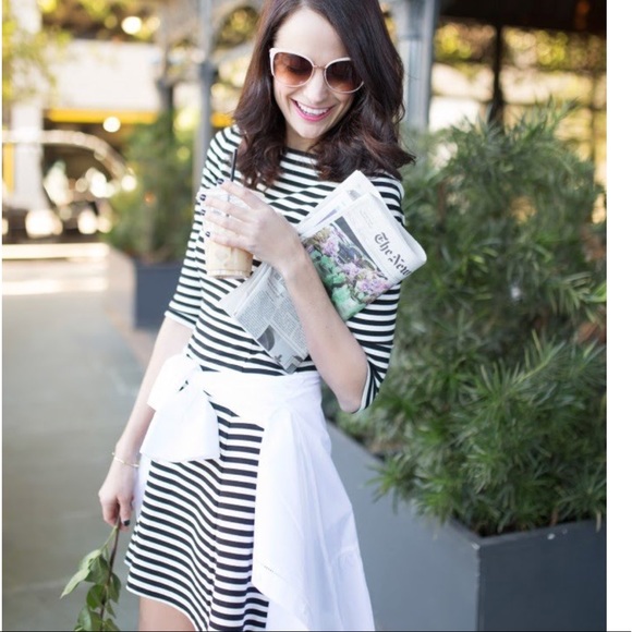 kate spade Dresses & Skirts - kate spade black and white striped dress NWOT